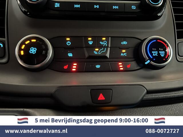 Ford TRANSIT CUSTOM 2.0 TDCI 130pk Automaat L2H1 inrichting Euro6 Airco | Camera | Apple Carplay | Cruisecontrol LED, Stoelverwarming, Verwarmde voorruit, Trekhaak, Parkeersensoren