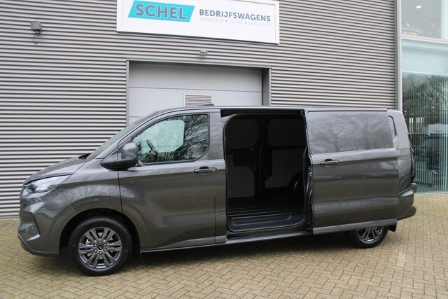 Ford TRANSIT CUSTOM 320 2.0 TDCI L2H1 Limited 150pk - 2x Schuifdeur - Adaptive Cruise - Verwarmd stuur - Blind spot - Navigatie - Camera - Draadloos laden - Rijklaar