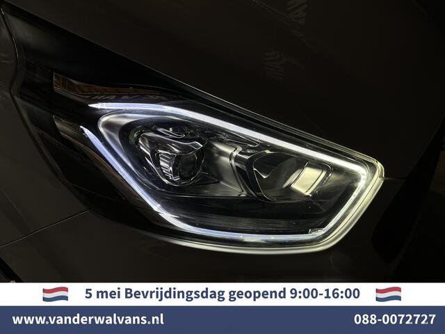 Ford TRANSIT CUSTOM 2.0 TDCI L1H1 Euro6 Airco | Camera | LED | Apple Carplay | Android Auto | 2500kg Trekhaak Cruisecontrol, Parkeersensoren, Verwarmde voorruit, Dakdragers, Bijrijdersbank