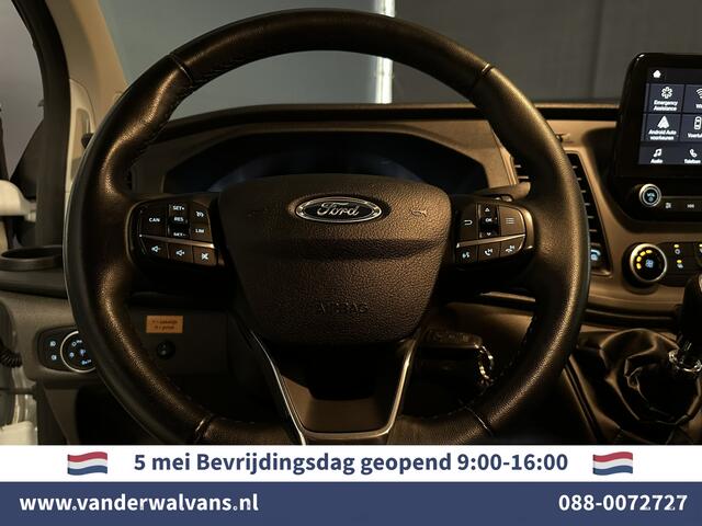 Ford TRANSIT CUSTOM 2.0 TDCI L1H1 Euro6 Airco | Camera | LED | Apple Carplay | Android Auto | 2500kg Trekhaak Cruisecontrol, Parkeersensoren, Verwarmde voorruit, Dakdragers, Bijrijdersbank