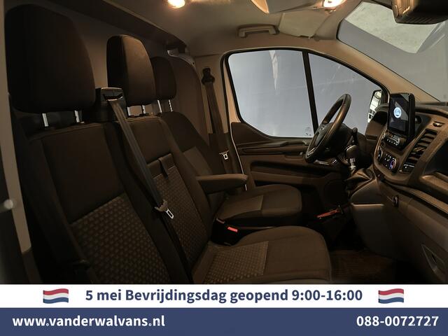 Ford TRANSIT CUSTOM 2.0 TDCI L1H1 Euro6 Airco | Camera | LED | Apple Carplay | Android Auto | 2500kg Trekhaak Cruisecontrol, Parkeersensoren, Verwarmde voorruit, Dakdragers, Bijrijdersbank