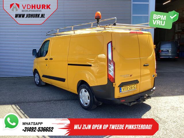 Ford TRANSIT CUSTOM 340 2.0 TDCI 130 pk L2 EXPORT ONLY Trend 2.8t Trekverm./ 2x Schuifdeur/ Imperiaal/ Carplay/ Camera/ Trekhaak