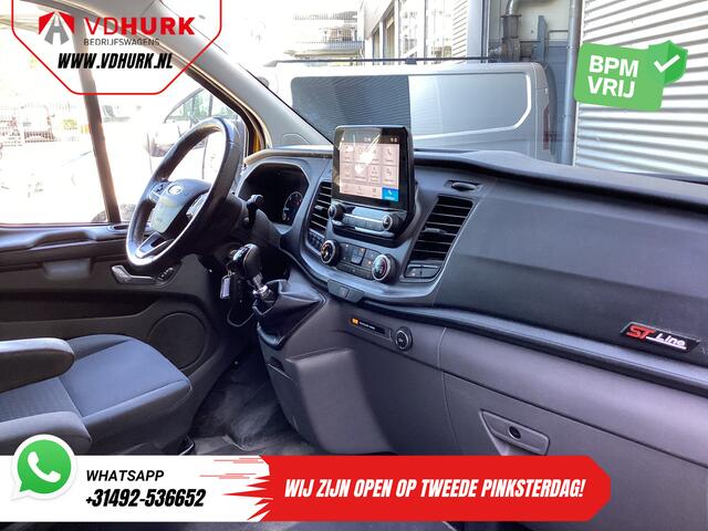 Ford TRANSIT CUSTOM 340 2.0 TDCI 130 pk L2 EXPORT ONLY Trend 2.8t Trekverm./ 2x Schuifdeur/ Imperiaal/ Carplay/ Camera/ Trekhaak