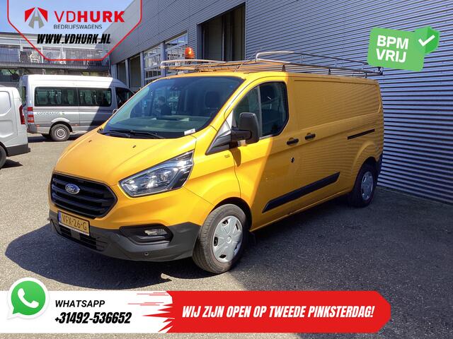 Ford TRANSIT CUSTOM 340 2.0 TDCI 130 pk L2 EXPORT ONLY Trend 2.8t Trekverm./ 2x Schuifdeur/ Imperiaal/ Carplay/ Camera/ Trekhaak