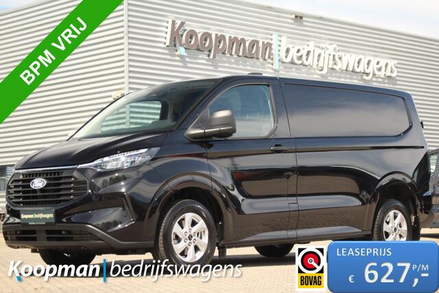 Ford TRANSIT CUSTOM 320 2.0TDCI 170pk Automaat L1H1 Trend | Stoel + Stuurverw. | Trekhaak | Sync 4 13" | Keyless | Camera | Carplay/Android | Lease 627,- p/m