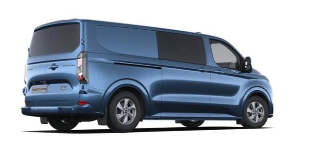 Ford TRANSIT CUSTOM 320 2.5 PHEV L2H1 Limited DC 233pk | Dubbele zijschuifdeur | 12-weg verstel- en verwarmbare AGR Stoelen | Inklapbare trekhaak | 17 inch lichtmetalen velgen | Driver Assistance Pack Premium | Verwarmbaar stuurwiel | Bekleding zijwand en achterdeuren (voll