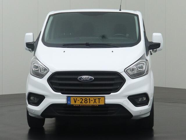 Ford TRANSIT CUSTOM 2.0TDCI | 2xSchuifdeur | Werkplaatsinrichting | 3-Persoons | Airco | Cruise | Trekhaak