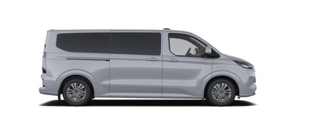 Ford TRANSIT CUSTOM 340 2.5 PHEV L2H1 Limited 233pk | Kombi | Incl. BTW/BPM | Dubbele zijschuifdeur | Privacy Glass | Inklapbare trekhaak | 17 inch lichtmetalen velgen | Driver Assistance Pack Premium | Verwarmbaar stuurwiel