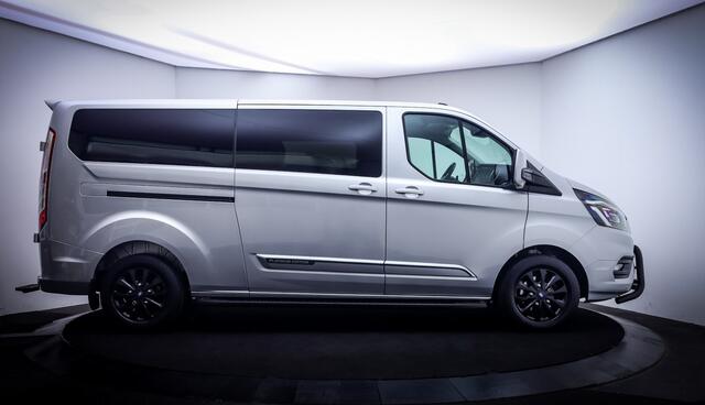 Ford TRANSIT CUSTOM PLATINUM EDITION 2.0TDCI Aut. DUBB.CAB.L2 BI XENON | LEDER | CARPLAY | CAMERA | STOELVERW | TREKHAAK | DAB | NAVI | LMV