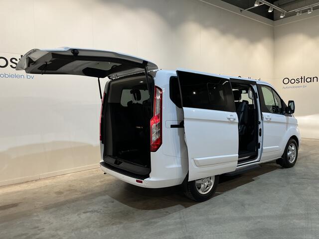 Ford TRANSIT CUSTOM Tourneo 320 1.0 L1H1 PHEV Titanium 130 PK Automaat 8 Persoons / 2x Schuifdeur / Euro 6 / CarPlay / Camera / Airco / Cruise Control / LMV / Navigatie / Klep / 14.000 KM !!