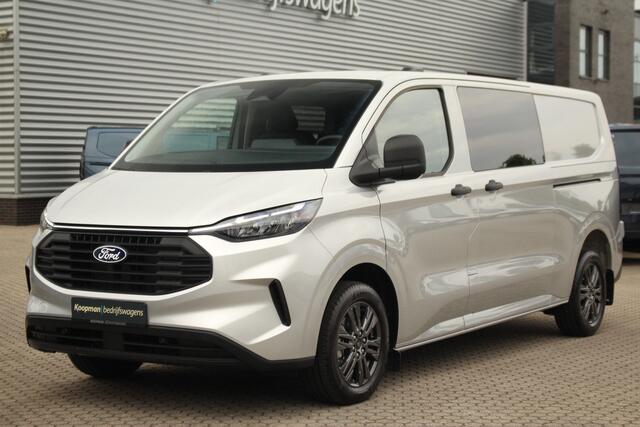 Ford TRANSIT CUSTOM 320 2.0TDCI 150pk L2H1 Trend DC | L+R Zijdeur | Keyless | Carplay/Android | Lease 717,- p/m