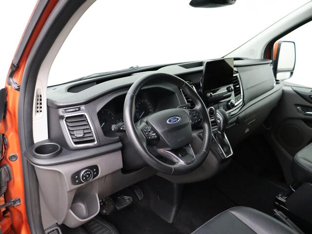 Ford TRANSIT CUSTOM 2.0TDCI 185PK Automaat Dubbele Cabine Sport | Bomvol | 2xSchuifdeur | Navigatie | Camera