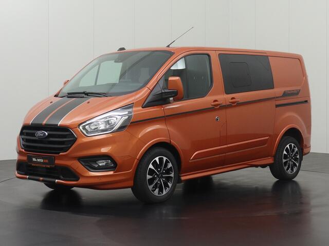 Ford TRANSIT CUSTOM 2.0TDCI 185PK Automaat Dubbele Cabine Sport | Bomvol | 2xSchuifdeur | Navigatie | Camera