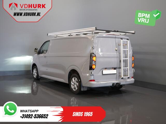 Ford TRANSIT CUSTOM 320 2.0 TDCI 170 pk Aut. L2 Limited BPM VRIJ! Imperiaal + Ladder/ LED/ Stoelverw./ Carplay/ Camera/ PDC/ LMV/ Cruise/ Trekhaak/ Airco