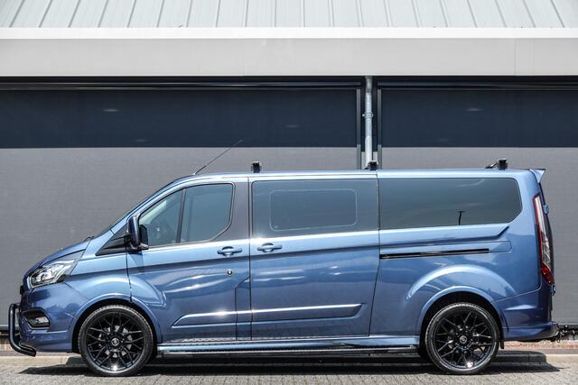 Ford TRANSIT CUSTOM L2H1 2.0Tdci 185Pk Aut. | Sport | Dubbel Cabine | 2xSchuifdeur | Raptor Grille | Bull Bar | Treeplanken | 20''