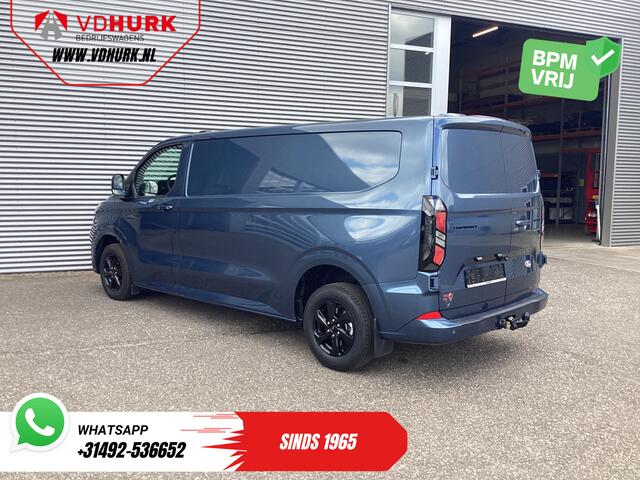 Ford TRANSIT CUSTOM 300 2.0 TDCI 150 pk L2 Limited BPM VRIJ! Garantie tot 3-28'/ LED/ Adapt.Cruise/ Navi/ Stuurverw./ Stoelverw./ Carplay/ Camera/ PDC/ LMV/ Climate/ Trekhaak