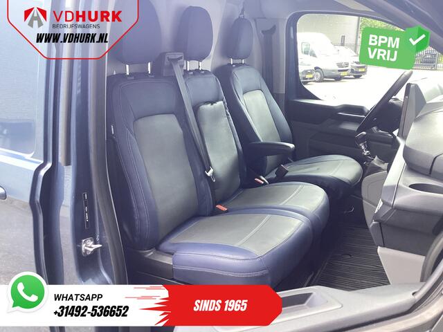 Ford TRANSIT CUSTOM 300 2.0 TDCI 150 pk L2 Limited BPM VRIJ! Garantie tot 3-28'/ LED/ Adapt.Cruise/ Navi/ Stuurverw./ Stoelverw./ Carplay/ Camera/ PDC/ LMV/ Climate/ Trekhaak