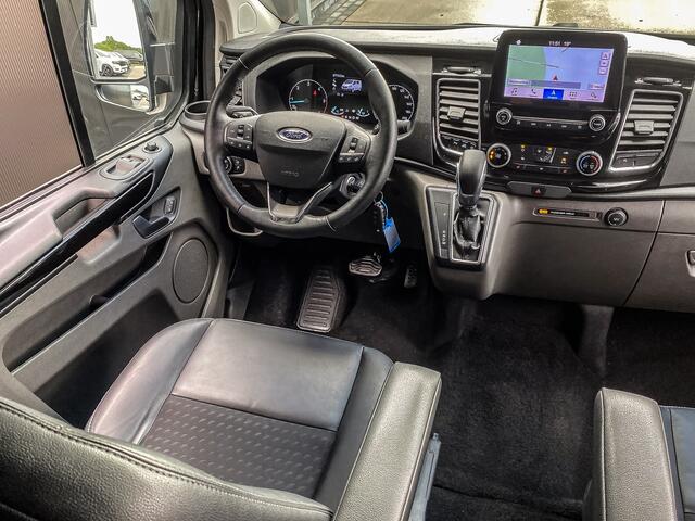 Ford TRANSIT CUSTOM 2.0 TDCI 185PK Automaat Sport Dubbele Cabine | 2X SCHUIFDEUR | SCHUIFRUITEN | BI-XENON | NAVI | CRUISE |