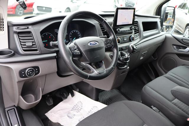 Ford TRANSIT CUSTOM 300 2.0 TDCI L2H1 Trend DC Apple Carplay, Camera, Trekhaak, Dubbel Cabine, Airco, Rechter zijdeur