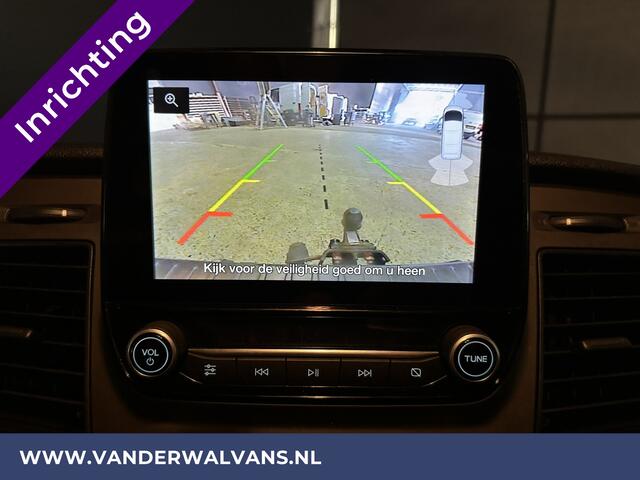Ford TRANSIT CUSTOM 2.0 TDCI 130pk L2H1 Inrichting Euro6 Airco | Camera | LED | Apple Carplay | Android Auto | 2800kg Trekhaak Cruisecontrol, Parkeersensoren, Verwarmde voorruit, Bijrijdersbank