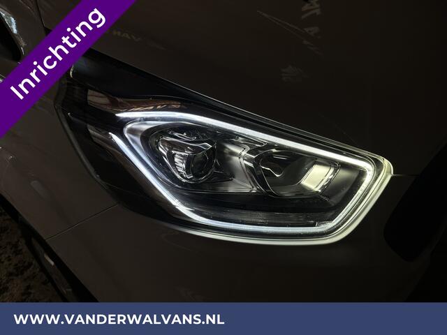Ford TRANSIT CUSTOM 2.0 TDCI 130pk L2H1 Inrichting Euro6 Airco | Camera | LED | Apple Carplay | Android Auto | 2800kg Trekhaak Cruisecontrol, Parkeersensoren, Verwarmde voorruit, Bijrijdersbank