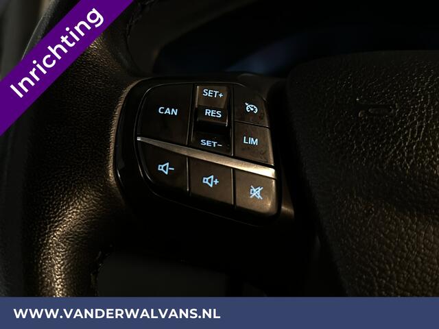 Ford TRANSIT CUSTOM 2.0 TDCI 130pk L2H1 Inrichting Euro6 Airco | Camera | LED | Apple Carplay | Android Auto | 2800kg Trekhaak Cruisecontrol, Parkeersensoren, Verwarmde voorruit, Bijrijdersbank