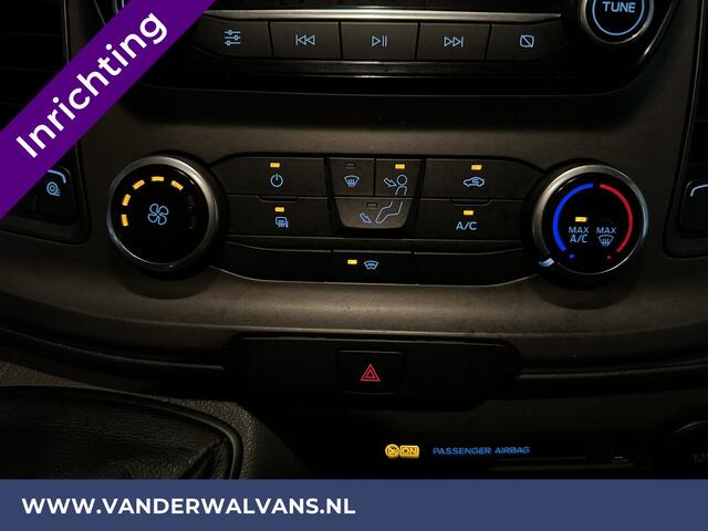 Ford TRANSIT CUSTOM 2.0 TDCI 130pk L2H1 Inrichting Euro6 Airco | Camera | LED | Apple Carplay | Android Auto | 2800kg Trekhaak Cruisecontrol, Parkeersensoren, Verwarmde voorruit, Bijrijdersbank