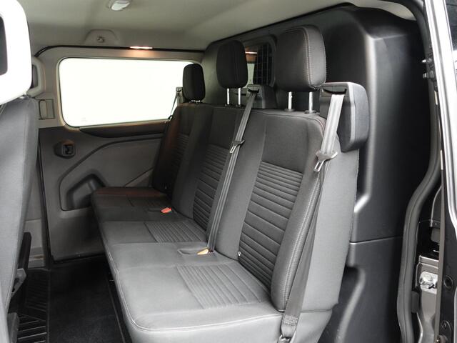 Ford TRANSIT CUSTOM 300 2.0 TDCI L2H1 Limited Dubbele Cabine Automaat Navigatie Airco 2 Schuifdeuren Trekhaak PDC Carplay DAB
