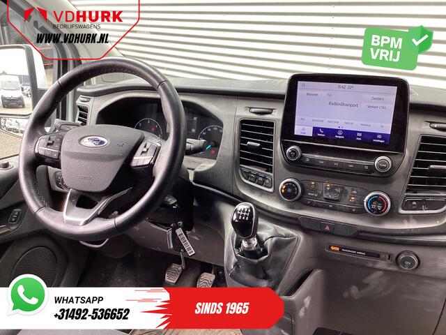 Ford TRANSIT CUSTOM 2.0 TDCI L2 Trend DC Dubbel Cabine BPM VRIJ! Stoelverw./ Carplay/ 2.7t Trekverm./ Navi/ PDC/ Cruise