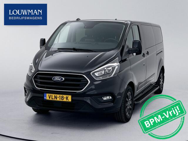 Ford TRANSIT CUSTOM 320 2.0 TDCI L2H1 DC Platinum edition Dubbele cabine Leder 2x schuifdeur Navigatie Stoelverwarming Trekhaak