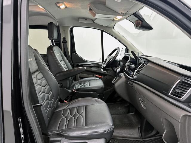 Ford TRANSIT CUSTOM 320 2.0 TDCI L2H1 DC Platinum edition Dubbele cabine Leder 2x schuifdeur Navigatie Stoelverwarming Trekhaak
