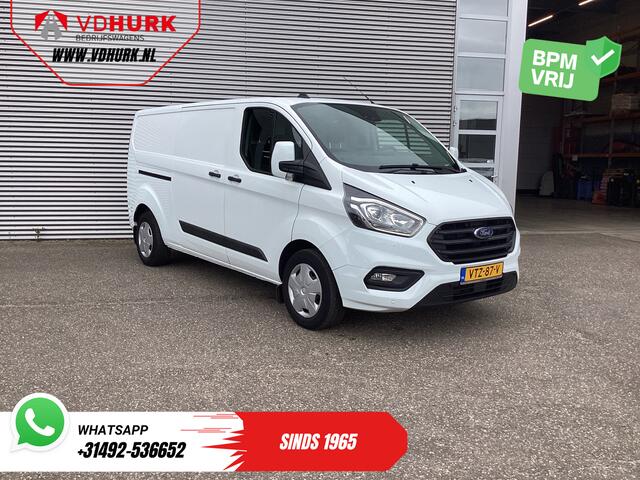 Ford TRANSIT CUSTOM 320 2.0 TDCI 130 pk L2 Trend BPM VRIJ! 2.8t Trekverm./ Stoelverw./ Carplay/ Camera/ PDC/ Cruise/ Trekhaak