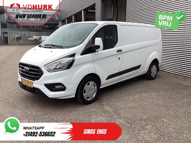 Ford TRANSIT CUSTOM 320 2.0 TDCI 130 pk L2 Trend BPM VRIJ! 2.8t Trekverm./ Stoelverw./ Carplay/ Camera/ PDC/ Cruise/ Trekhaak