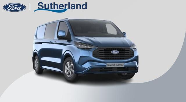Ford TRANSIT CUSTOM 320 2.5 PHEV L2H1 Limited DC 233pk | | Dubbele Cabine |Dubbele zijschuifdeur | 12-weg verstel- en verwarmbare AGR Stoelen | Inklapbare trekhaak | 17 inch lichtmetalen velgen | Driver Assistance Pack Premium | Verwarmbaar stuurwiel | Bekleding zijwand en 