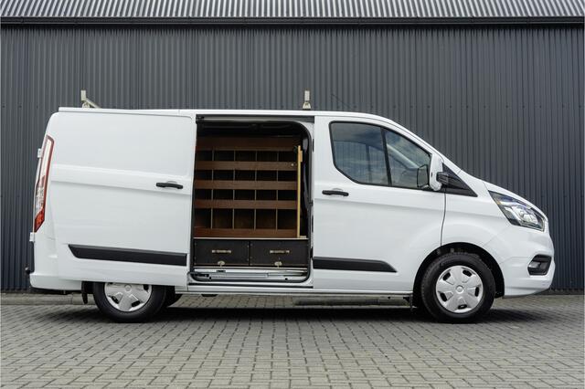 Ford TRANSIT CUSTOM 280 TDCI | L1H1 | LED | 3-Zits | Inrichting | Cruise | Airco | PDC | Euro 6