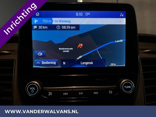 Ford TRANSIT CUSTOM 2.0 TDCI L2H1 Inrichting Euro6 Airco | Navigatie | Camera | LED | Cruisecontrol | Android Auto Parkeersensoren, Verwarmde voorruit, Stoelverwarming, Bijrijdersbank, 2800kg trekvermogen