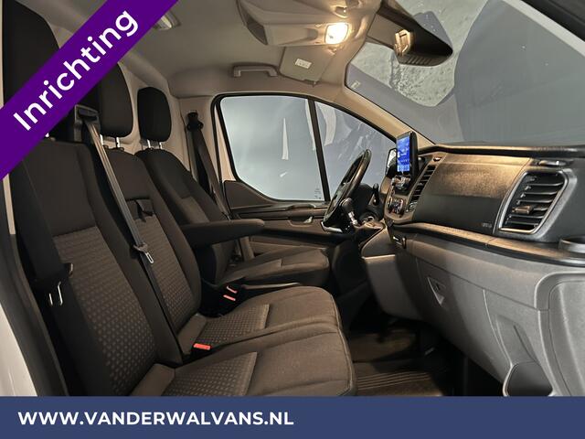Ford TRANSIT CUSTOM 2.0 TDCI L2H1 Inrichting Euro6 Airco | Navigatie | Camera | LED | Cruisecontrol | Android Auto Parkeersensoren, Verwarmde voorruit, Stoelverwarming, Bijrijdersbank, 2800kg trekvermogen