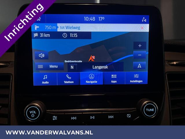 Ford TRANSIT CUSTOM 2.0 TDCI L2H1 Inrichting Euro6 Airco | Navigatie | Camera | LED | Cruisecontrol | Android Auto Parkeersensoren, Verwarmde voorruit, Stoelverwarming, Bijrijdersbank, 2800kg trekvermogen