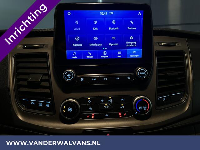 Ford TRANSIT CUSTOM 2.0 TDCI L2H1 Inrichting Euro6 Airco | Navigatie | Camera | LED | Cruisecontrol | Android Auto Parkeersensoren, Verwarmde voorruit, Stoelverwarming, Bijrijdersbank, 2800kg trekvermogen