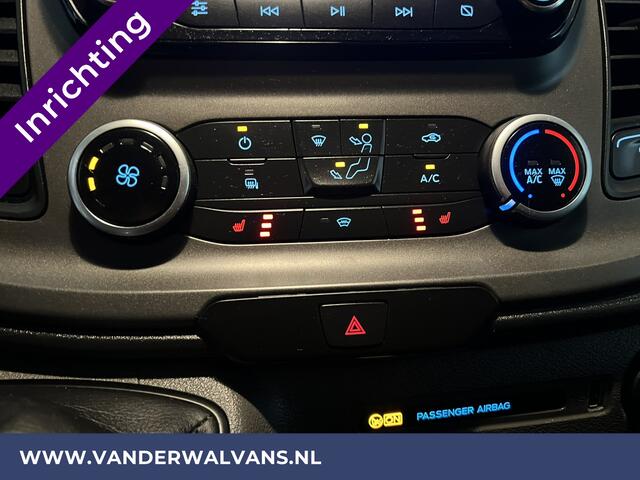 Ford TRANSIT CUSTOM 2.0 TDCI L2H1 Inrichting Euro6 Airco | Navigatie | Camera | LED | Cruisecontrol | Android Auto Parkeersensoren, Verwarmde voorruit, Stoelverwarming, Bijrijdersbank, 2800kg trekvermogen