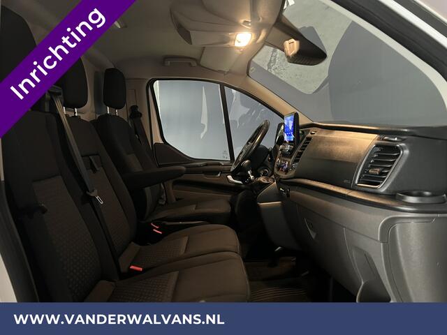 Ford TRANSIT CUSTOM 2.0 TDCI L2H1 Inrichting Euro6 Airco | Navigatie | Camera | LED | Cruisecontrol | Android Auto Parkeersensoren, Verwarmde voorruit, Stoelverwarming, Bijrijdersbank, 2800kg trekvermogen