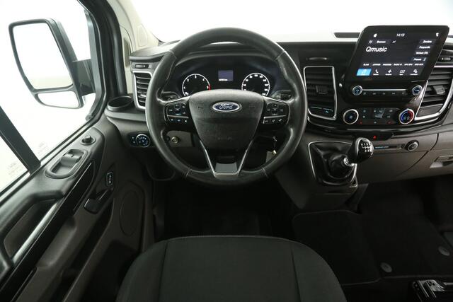 Ford TRANSIT CUSTOM 320 2.0 TDCI L2H1 Dubbele Cabine 5 Persoons 2xSchuifdeur Airco Cruise Navigatie PDC Imperiaal Trekhaak