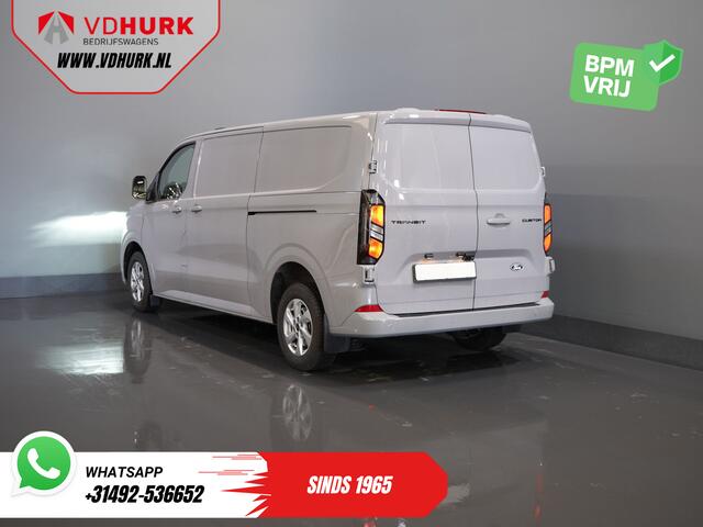 Ford TRANSIT CUSTOM 2.0 TDCI 150 pk L2 Limited BPM VRIJ! (DEMO) Garantie tot 9-29'/ LED/ 2x Schuifdeur/ Stoelverw./ Carplay/ Camera/ PDC/ LMV/ Cruise/ Inductie lader/ Rij Assist
