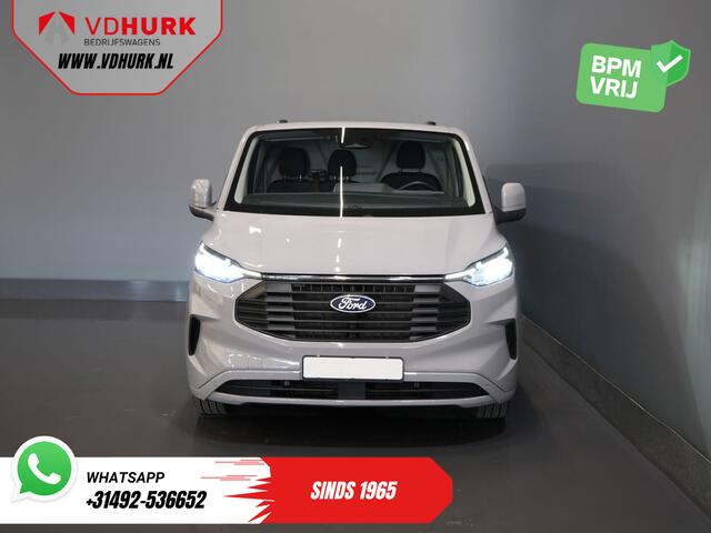 Ford TRANSIT CUSTOM 2.0 TDCI 150 pk L2 Limited BPM VRIJ! (DEMO) Garantie tot 9-29'/ LED/ 2x Schuifdeur/ Stoelverw./ Carplay/ Camera/ PDC/ LMV/ Cruise/ Inductie lader/ Rij Assist
