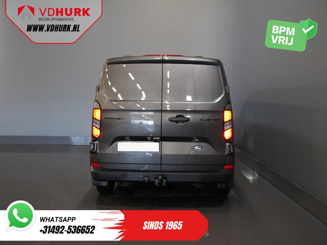 Ford TRANSIT CUSTOM 320 2.0 TDCI 136 pk Aut. L2 Trend BPM VRIJ! Garantie 3-28'/ LED/ Adapt.Cruise/ 2.7t Trekverm./ Carplay/ Camera/ Trekhaak
