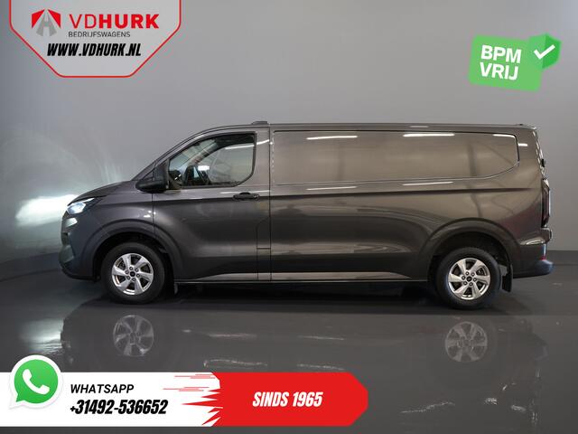 Ford TRANSIT CUSTOM 320 2.0 TDCI 136 pk Aut. L2 Trend BPM VRIJ! Garantie 3-28'/ LED/ Adapt.Cruise/ 2.7t Trekverm./ Carplay/ Camera/ Trekhaak