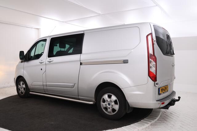 Ford TRANSIT CUSTOM 290 2.2 TDCI L2H1 Limited DC Dubbel cabine, Leer, Trekhaak!