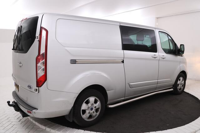 Ford TRANSIT CUSTOM 290 2.2 TDCI L2H1 Limited DC Dubbel cabine, Leer, Trekhaak!