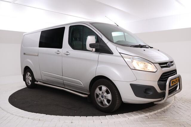 Ford TRANSIT CUSTOM 290 2.2 TDCI L2H1 Limited DC Dubbel cabine, Leer, Trekhaak!