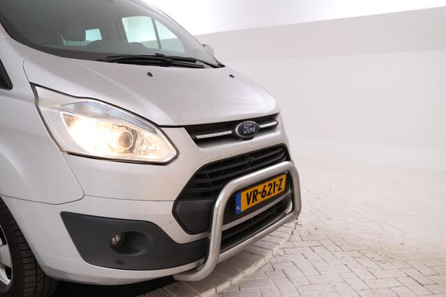 Ford TRANSIT CUSTOM 290 2.2 TDCI L2H1 Limited DC Dubbel cabine, Leer, Trekhaak!
